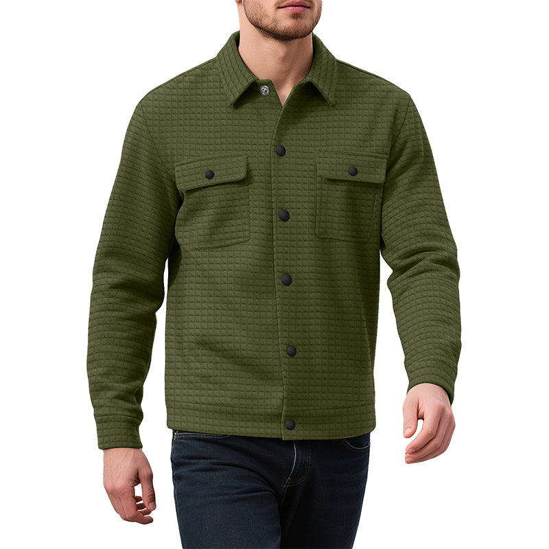 📢📢50% Rabatt!!! 🎉✨ Herren-Freizeitjacke mit Waffelstruktur
