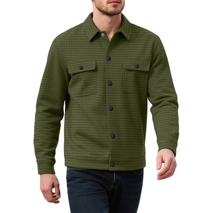 📢📢50% Rabatt!!! 🎉✨ Herren-Freizeitjacke mit Waffelstruktur
