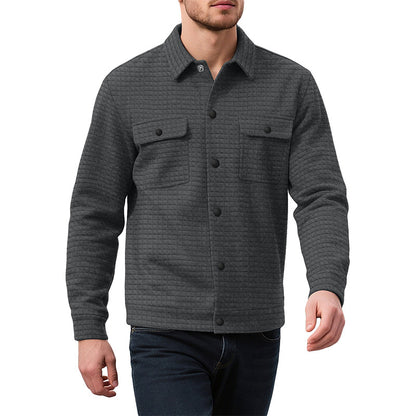 📢📢50% Rabatt!!! 🎉✨ Herren-Freizeitjacke mit Waffelstruktur