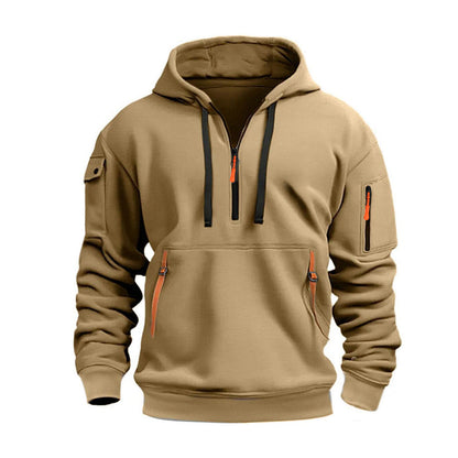 📢📢50%Rabatt!!!🎉✨Herren-Casual-Sport-Hoodie mit Viertelreißverschluss
