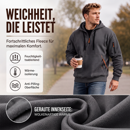📢📢50%Rabatt!!!🎉✨Herren-Casual-Sport-Hoodie mit Viertelreißverschluss