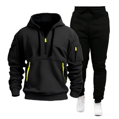 📢📢50%Rabatt!!!🎉✨Herren-Casual-Sport-Hoodie mit Viertelreißverschluss