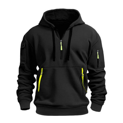📢📢50%Rabatt!!!🎉✨Herren-Casual-Sport-Hoodie mit Viertelreißverschluss