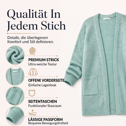📢📢50%Rabatt!!!🎉✨Legerer offener Strickcardigan für Damen