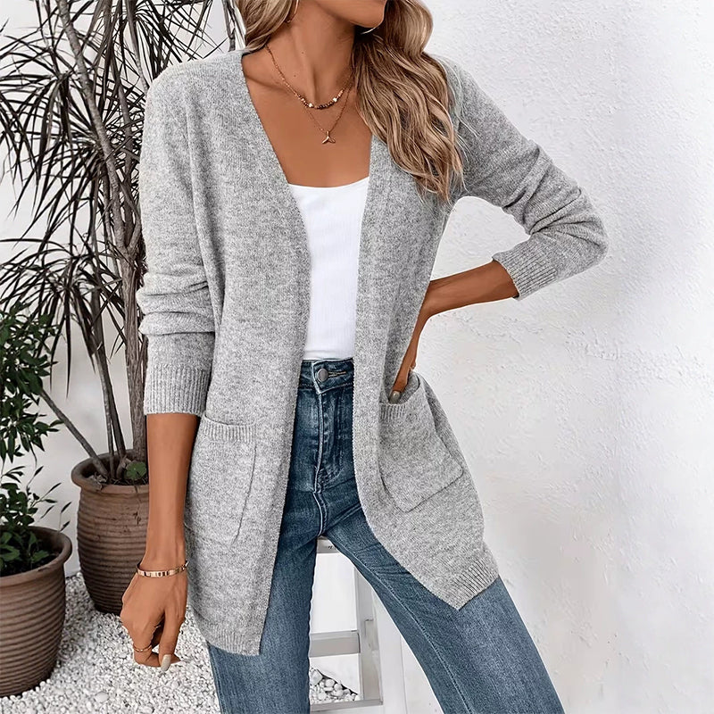 📢📢50%Rabatt!!!🎉✨Legerer offener Strickcardigan für Damen