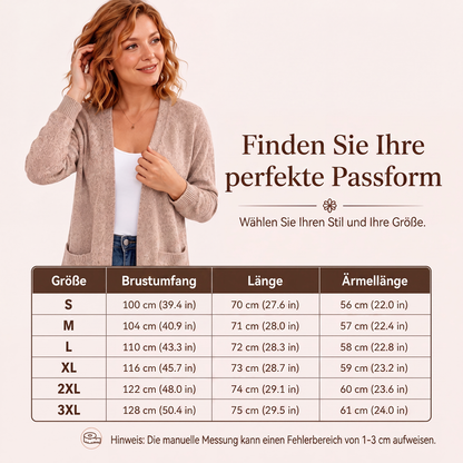 📢📢50%Rabatt!!!🎉✨Legerer offener Strickcardigan für Damen