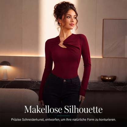 📢🎉50%Rabatt!!!🛍️✨Tailliertes Top mit Cut-Outs