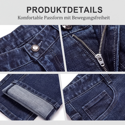 🌟 Der Look, den alle suchen – bei uns 50% günstiger! Gefütterte Gerade Bein Jeans für Herren