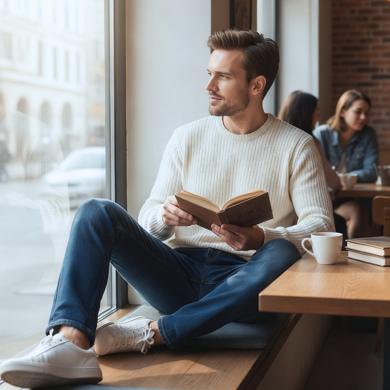 🌟 Der Look, den alle suchen – bei uns 50% günstiger! Gefütterte Gerade Bein Jeans für Herren