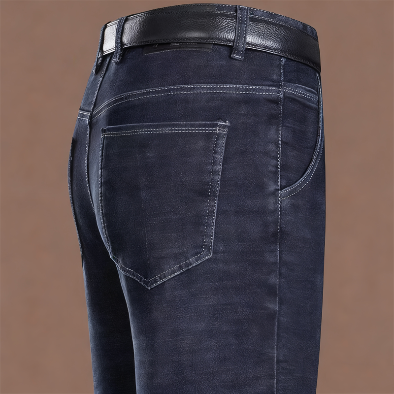 🌟 Der Look, den alle suchen – bei uns 50% günstiger! Gefütterte Gerade Bein Jeans für Herren