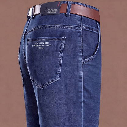 🌟 Der Look, den alle suchen – bei uns 50% günstiger! Gefütterte Gerade Bein Jeans für Herren