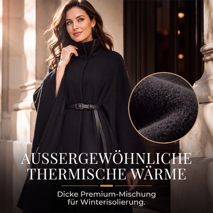 📢📢50% Rabatt!!! 🎉✨ Eleganter Cape-Mantel mit Stehkragen für Damen
