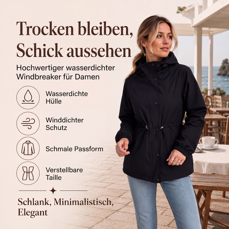 📢📢50% Rabatt!!! 🎉✨ Vielseitige wasserdichte Damen-Kapuzenjacke