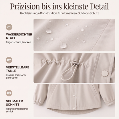 📢📢50% Rabatt!!! 🎉✨ Vielseitige wasserdichte Damen-Kapuzenjacke