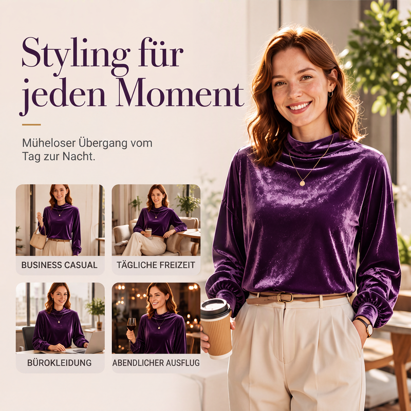 👗 Hochwertiges Damen-Oberteil aus weichem Samt – Angenehmes Tragegefühl, moderne Passform und durchdachtes Design – ein Must-have für deine Garderobe. Jetzt 50% Rabatt!