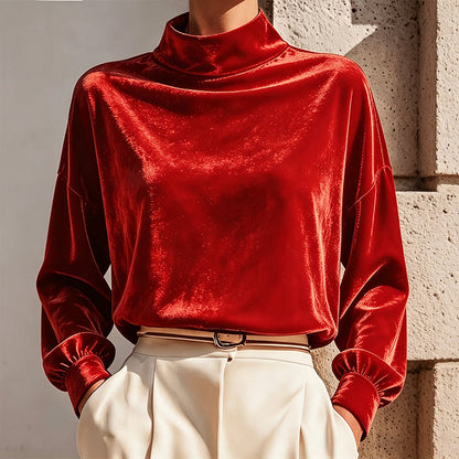 👗 Hochwertiges Damen-Oberteil aus weichem Samt – Angenehmes Tragegefühl, moderne Passform und durchdachtes Design – ein Must-have für deine Garderobe. Jetzt 50% Rabatt!