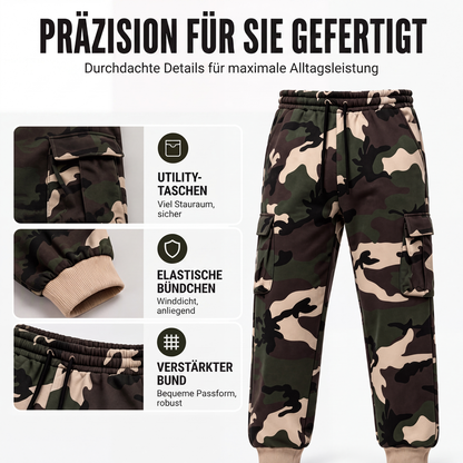 📢📢50%Rabatt!!!🎉✨Cargohose für Herren mit Camouflage-Muster und Kordelzug, geeignet für sportliche Aktivitäten
