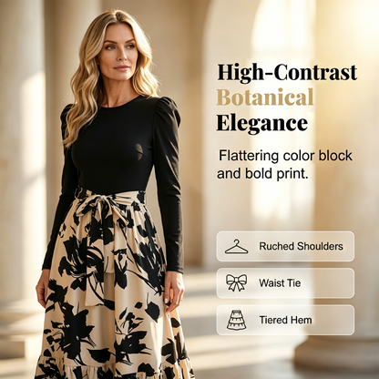 🌸 Blumen-Maxikleid – Komfort & Romantik vereint – Perfekt für alle, die feminine Looks und bequeme Materialien lieben – das Blumenmuster und der A-Linien-Schnitt verleihen dir eine elegante, romantische Ausstrahlung. Jetzt 50% Rabatt!