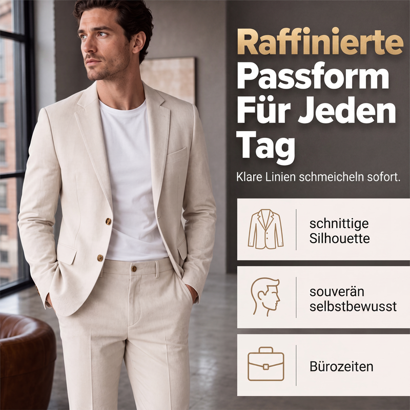 📢📢50% Rabatt!!! 🎉✨ Vielseitiges Stretch-Business-Kostüm für Herren