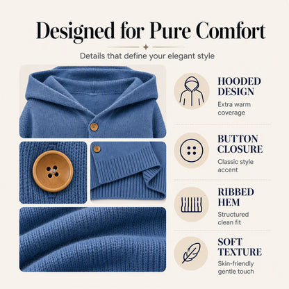 📢📢50% Rabatt!!! 🎉✨ Damen-Kapuzen-Cardigan aus weichem Strick