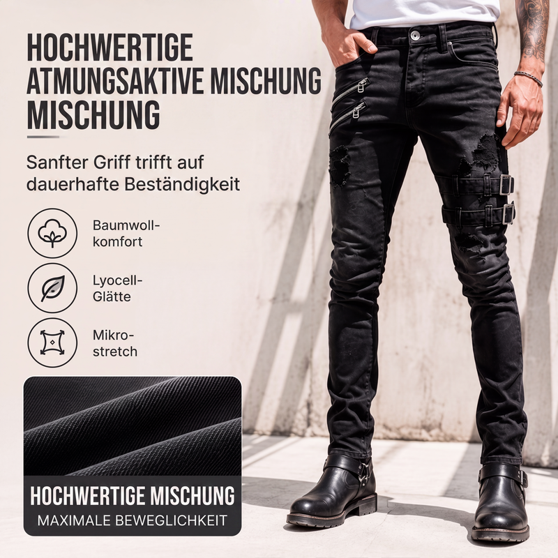 👖 Hochwertige Herren-Jeans im Slim Fit mit Used-Look – Angenehmes Tragegefühl, moderne Passform und durchdachte Details – ein Must-have für deine Garderobe. Jetzt 50% Rabatt!
