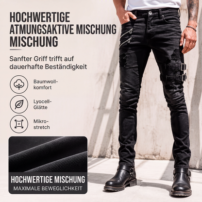👖 Hochwertige Herren-Jeans im Slim Fit mit Used-Look – Angenehmes Tragegefühl, moderne Passform und durchdachte Details – ein Must-have für deine Garderobe. Jetzt 50% Rabatt!