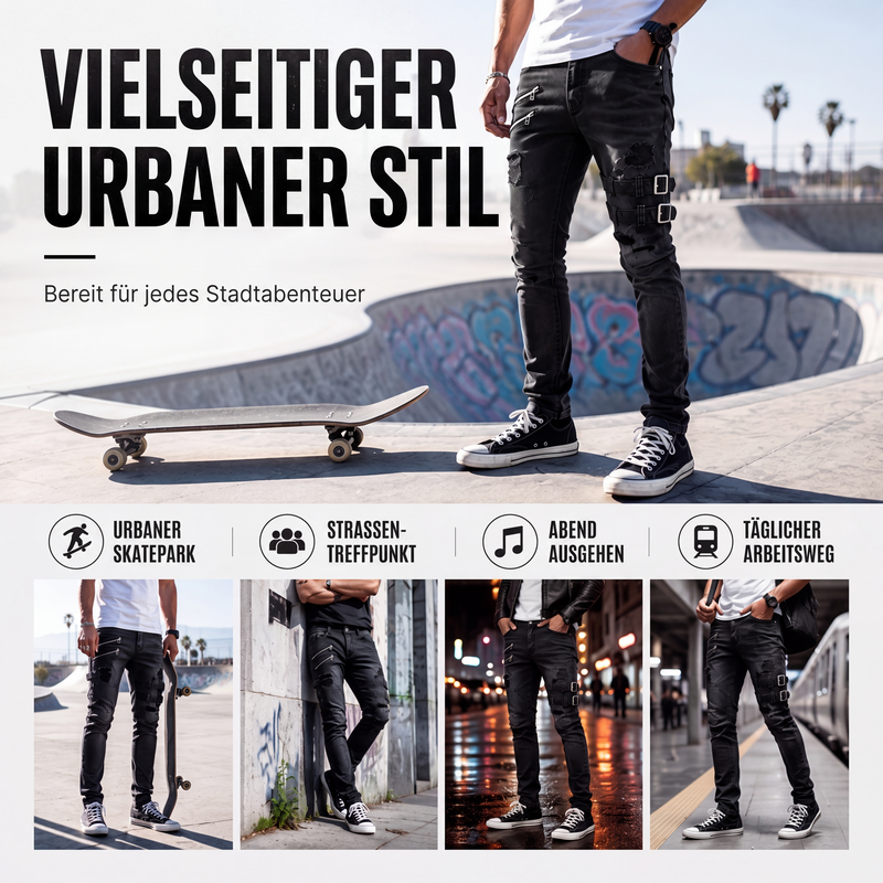👖 Hochwertige Herren-Jeans im Slim Fit mit Used-Look – Angenehmes Tragegefühl, moderne Passform und durchdachte Details – ein Must-have für deine Garderobe. Jetzt 50% Rabatt!
