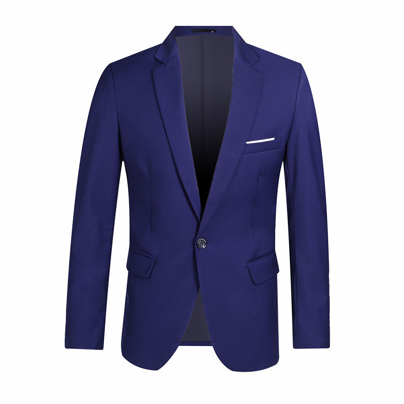 📢📢50% Rabatt!!! 🎉✨ Herren Slim Fit Blazer mit Knopfleiste & Revers
