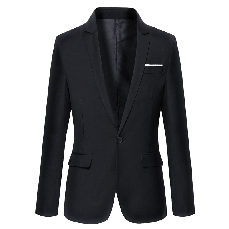 📢📢50% Rabatt!!! 🎉✨ Herren Slim Fit Blazer mit Knopfleiste & Revers