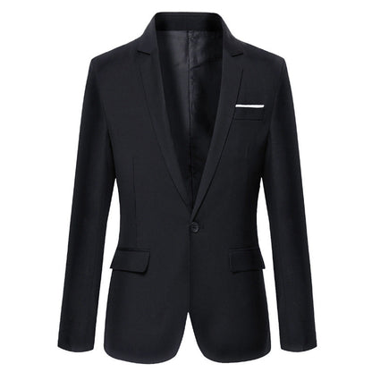 📢📢50% Rabatt!!! 🎉✨ Herren Slim Fit Blazer mit Knopfleiste & Revers