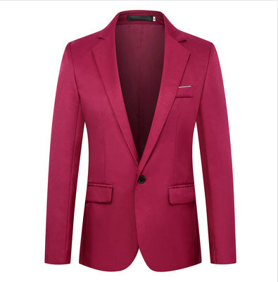 📢📢50% Rabatt!!! 🎉✨ Herren Slim Fit Blazer mit Knopfleiste & Revers