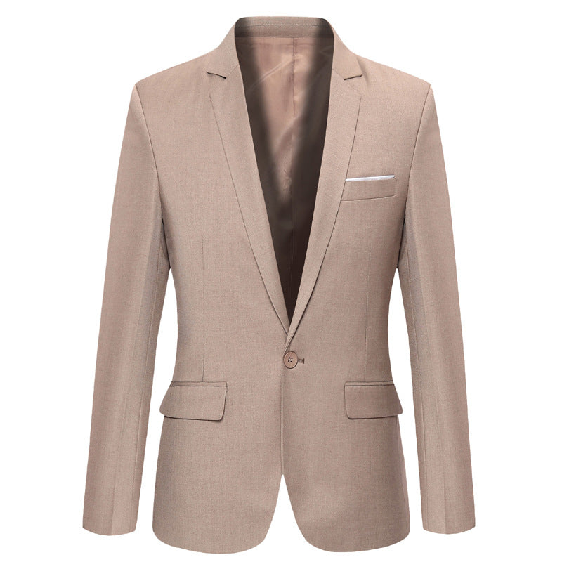 📢📢50% Rabatt!!! 🎉✨ Herren Slim Fit Blazer mit Knopfleiste & Revers