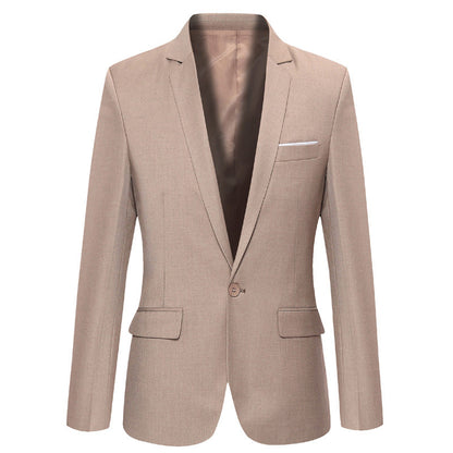 📢📢50% Rabatt!!! 🎉✨ Herren Slim Fit Blazer mit Knopfleiste & Revers