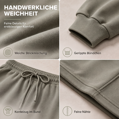 📢📢50% Rabatt!!! 🎉✨ Damen-Set aus schulterfreiem Oberteil & weiten Hosen