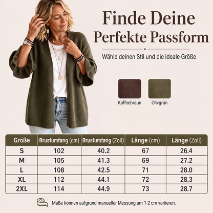 📢📢50% Rabatt!!! 🎉✨ Damen-Strickcardigan mit Rüschenärmeln