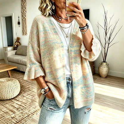 📢📢50% Rabatt!!! 🎉✨ Damen-Strickcardigan mit Rüschenärmeln