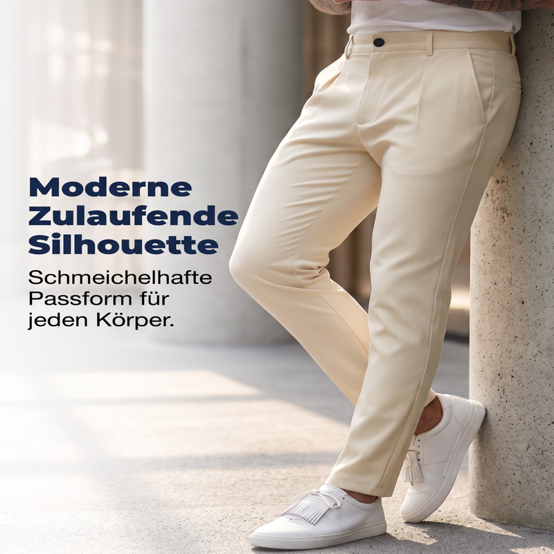 📢📢50% Rabatt!!! 🎉✨ Dehnbare, taillierte Business-Hose für Herren – Moderne taillierte Passform, flexibler Stretch-Anteil und hochwertiges Material – perfekt für einen eleganten Look im Büro & bei Meetings