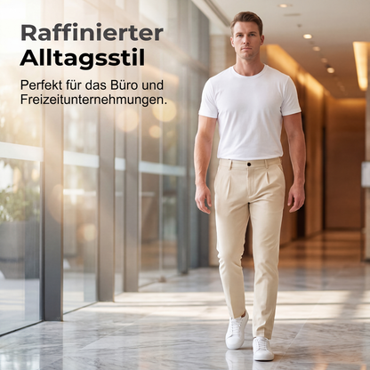 📢📢50% Rabatt!!! 🎉✨ Dehnbare, taillierte Business-Hose für Herren – Moderne taillierte Passform, flexibler Stretch-Anteil und hochwertiges Material – perfekt für einen eleganten Look im Büro & bei Meetings