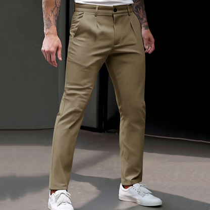 📢📢50% Rabatt!!! 🎉✨ Dehnbare, taillierte Business-Hose für Herren – Moderne taillierte Passform, flexibler Stretch-Anteil und hochwertiges Material – perfekt für einen eleganten Look im Büro & bei Meetings
