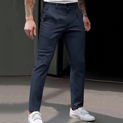 📢📢50% Rabatt!!! 🎉✨ Dehnbare, taillierte Business-Hose für Herren – Moderne taillierte Passform, flexibler Stretch-Anteil und hochwertiges Material – perfekt für einen eleganten Look im Büro & bei Meetings
