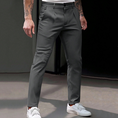 📢📢50% Rabatt!!! 🎉✨ Dehnbare, taillierte Business-Hose für Herren – Moderne taillierte Passform, flexibler Stretch-Anteil und hochwertiges Material – perfekt für einen eleganten Look im Büro & bei Meetings