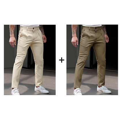 📢📢50% Rabatt!!! 🎉✨ Dehnbare, taillierte Business-Hose für Herren – Moderne taillierte Passform, flexibler Stretch-Anteil und hochwertiges Material – perfekt für einen eleganten Look im Büro & bei Meetings