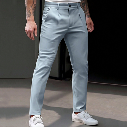 📢📢50% Rabatt!!! 🎉✨ Dehnbare, taillierte Business-Hose für Herren – Moderne taillierte Passform, flexibler Stretch-Anteil und hochwertiges Material – perfekt für einen eleganten Look im Büro & bei Meetings