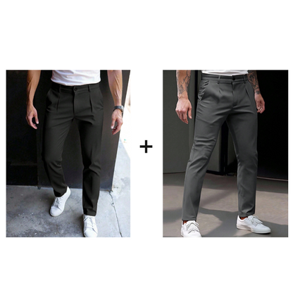 📢📢50% Rabatt!!! 🎉✨ Dehnbare, taillierte Business-Hose für Herren – Moderne taillierte Passform, flexibler Stretch-Anteil und hochwertiges Material – perfekt für einen eleganten Look im Büro & bei Meetings