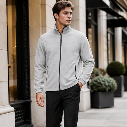 🙌 Taux de réachat de 70% – la qualité parle ! Warme Stehkragen-Reißverschlussjacke für Herren