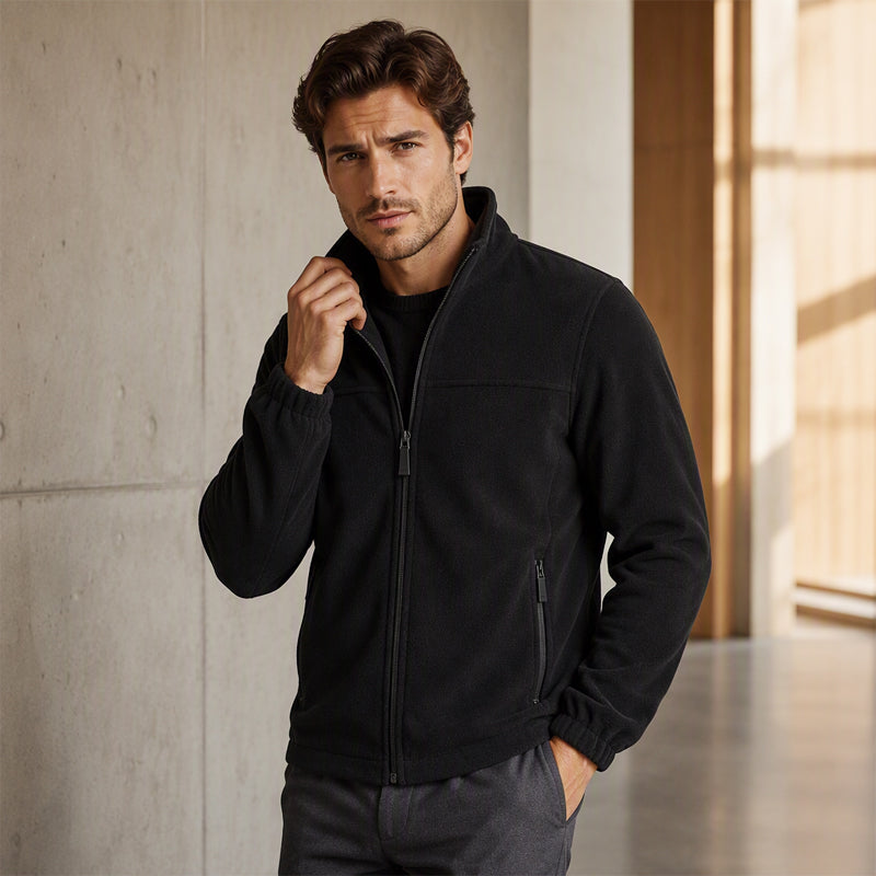 🙌 Taux de réachat de 70% – la qualité parle ! Warme Stehkragen-Reißverschlussjacke für Herren