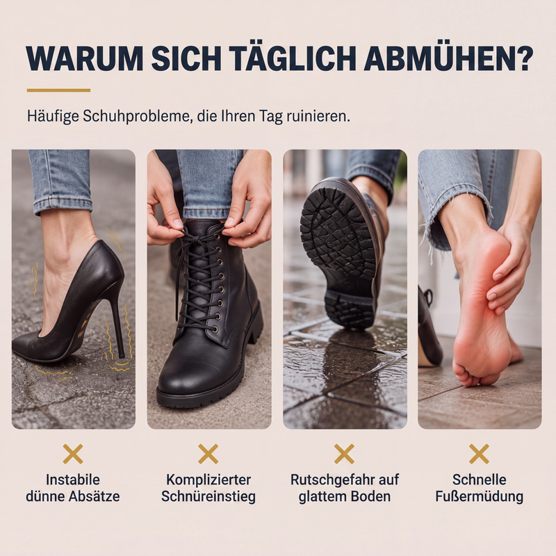 📢📢50% Rabatt!!! 🎉✨ Rutschfeste Stiefeletten für Damen & Herren – Profilierte Sohle für sicheren Halt, weiches Innenfutter und stilvolles Design – perfekt für einen sicheren & modischen Auftritt im Herbst & Winter