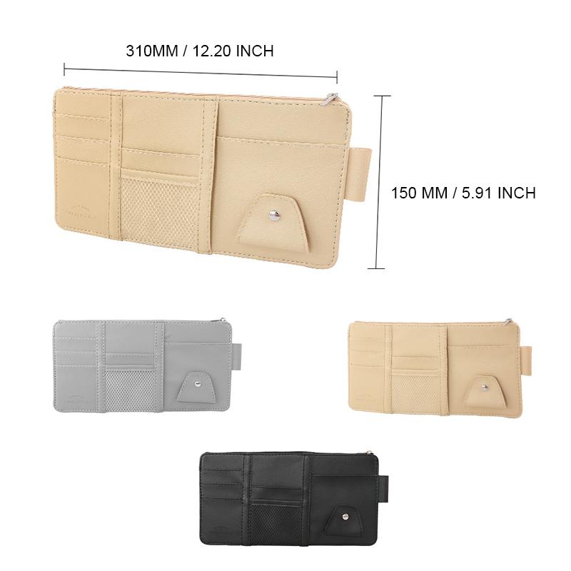 📢📢50% Rabatt!!! 🎉✨ Alle-in-Ein Auto Sonnenblende Organisator – Praktischer Organizer für die Sonnenblende, mit mehreren Fächern und einfacher Montage – perfekt für Ordnung und schnellen Zugriff im Auto