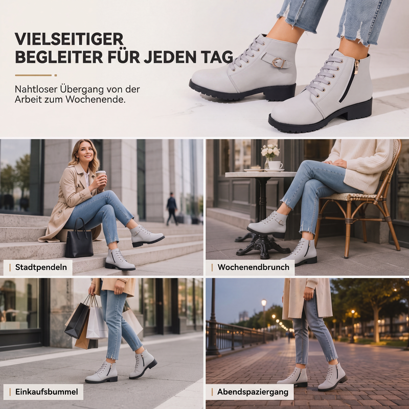📢📢50% Rabatt!!! 🎉✨ Rutschfeste Stiefeletten für Damen & Herren – Profilierte Sohle für sicheren Halt, weiches Innenfutter und stilvolles Design – perfekt für einen sicheren & modischen Auftritt im Herbst & Winter