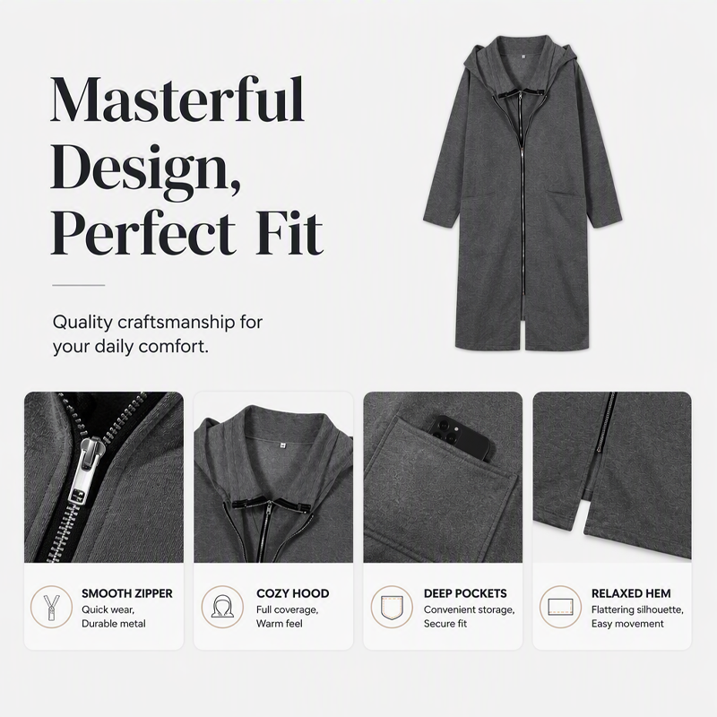 🧥 Hochwertige Damenjacke im halblangen Design – Angenehmes Tragegefühl, moderne Passform und durchdachte Details – ein Must-have für deine Garderobe. Jetzt 50% Rabatt! versandfrei
